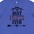 thumbnail image 4 of Inktastic Best Niece Ever from Aunt Youth T-Shirt, 4 of 5