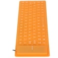 thumbnail image 1 of Foldable Silicone Keyboard, 85 Keys Silicone Keyboard, Rollup Silent Typing Soft Touch Keyboard with Fully Sealed Design for PC Notebook Laptop, 1 of 7