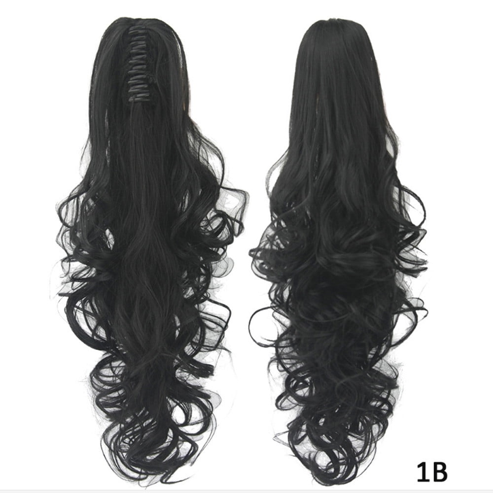 Daisyyozoid Wholesale Womens Girls Long Curls Wavy Ponytail Wigs Claw Clip  Pony Tail Hair Extensions A | Walmart Canada