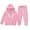 Light Pink-2, variant on ChaoLingNeng Kids Sweatsuit Set Girls Cute Print Crewneck Long Sleeve Warm Hoodie Pullover Tops Sweatshirt Pants Sport Fall Outfits for Girls,10-11 Years