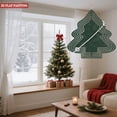 thumbnail image 4 of Stylish Metal Hanging Christmas Tree Wind Spinner - Concentric White Lines Design for Modern Garden Decor - Festive Yard Decoration, 4 of 7