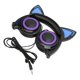 thumbnail image 5 of Auriculares Lindos para Niños, Diseño de Orejas de Gato, Diseño de Luz Led Plegable Alrededor de Un Buen Conuricular Con Cable de Sonido Para Niños Para Niños para, 5 of 7