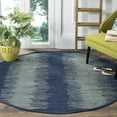 thumbnail image 2 of SAFAVIEH Montauk Adayln Abstract Cotton Area Rug, Navy, 6' x 9', 2 of 9