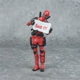 thumbnail image 1 of 6-Inch Red Deadpool Superhero Action Figure Toy Model Gift for Boys and Girls, 1 of 7