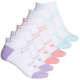 thumbnail image 3 of PUMA SOCKS WOMEN'S - LOW CUT 243 - GLEE AQUA PINK WHITE - SHOE SZ 5-9.5 - PACK 6, 3 of 3