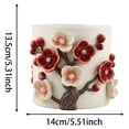 thumbnail image 3 of Teissuly Clearance Sijunzi 3-dimensional Pattern Resin Flower Pot 5.31 X 5.51in Garden Tabletop Balcony Set Decoration Best Gift, 3 of 8