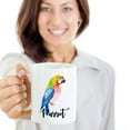 thumbnail image 2 of Parrot Ceramic Coffee & Tea Gift Mug, Décor, Stuff, Items & Accessories For Birders, Parrot Lovers, Bird Watcher Men & Women, 2 of 4