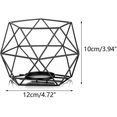 thumbnail image 4 of 2024, Candelabro, Candelabro geométrico de metal para velas de té, centros de mesa para candelabros de pilar, 4 of 4