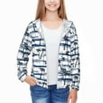 thumbnail image 3 of Cauagu Retro Coconut Tree Print Sun Protection Jacket for Teen,Full-Zipper Long Sleeve Sun Shirts with Pockets UV Hoodie Shirts Outdoor Athletic Jacket-Large, 3 of 7