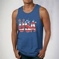 thumbnail image 1 of Camiseta sin mangas de cuello redondo para hombre, ropa de ocio, fitness, para el hogar, pijamas, camiseta con estampado de moda a color, blusa deportiva de poliéster para hombre, 1 of 5