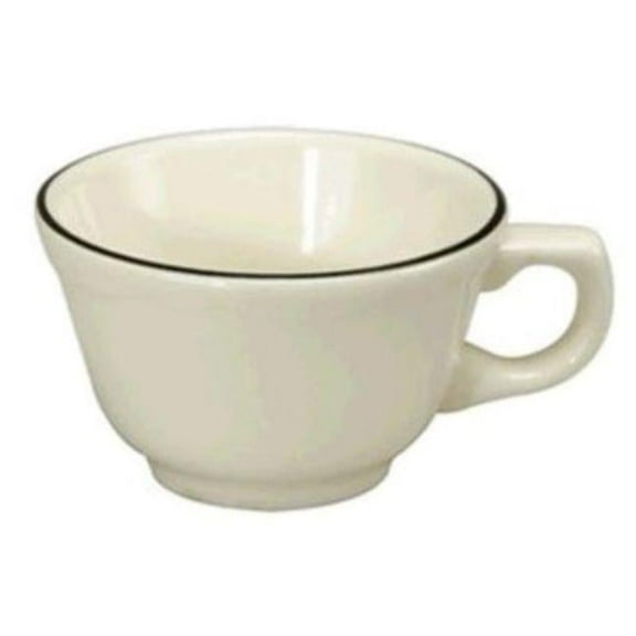 Buffalo F1560018520 8.5 oz Manhattan Black Cup  Black & White