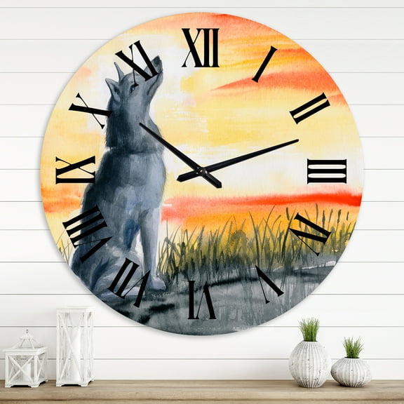 Designart 1 in Traditional Wall Clock