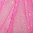 thumbnail image 5 of Htigea Adult and Kids Hooded Cloaks Sheer Floor Length Cape with Rhinestones Fashion Holiday Party Cloak Pink M, 5 of 5
