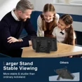 thumbnail image 3 of Case for Samsung Galaxy Tab A9+ / A9 Plus 11 inch 2023 SM-X210/X216/X218 with Stand & Shoulder Strap, Heavy Duty Shockproof Protective Cover, 3 of 7