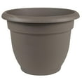 thumbnail image 1 of Bloem AP1660 Ariana Self Watering 16 Inch Plastic Flowerpot Planter, Peppercorn, 1 of 1
