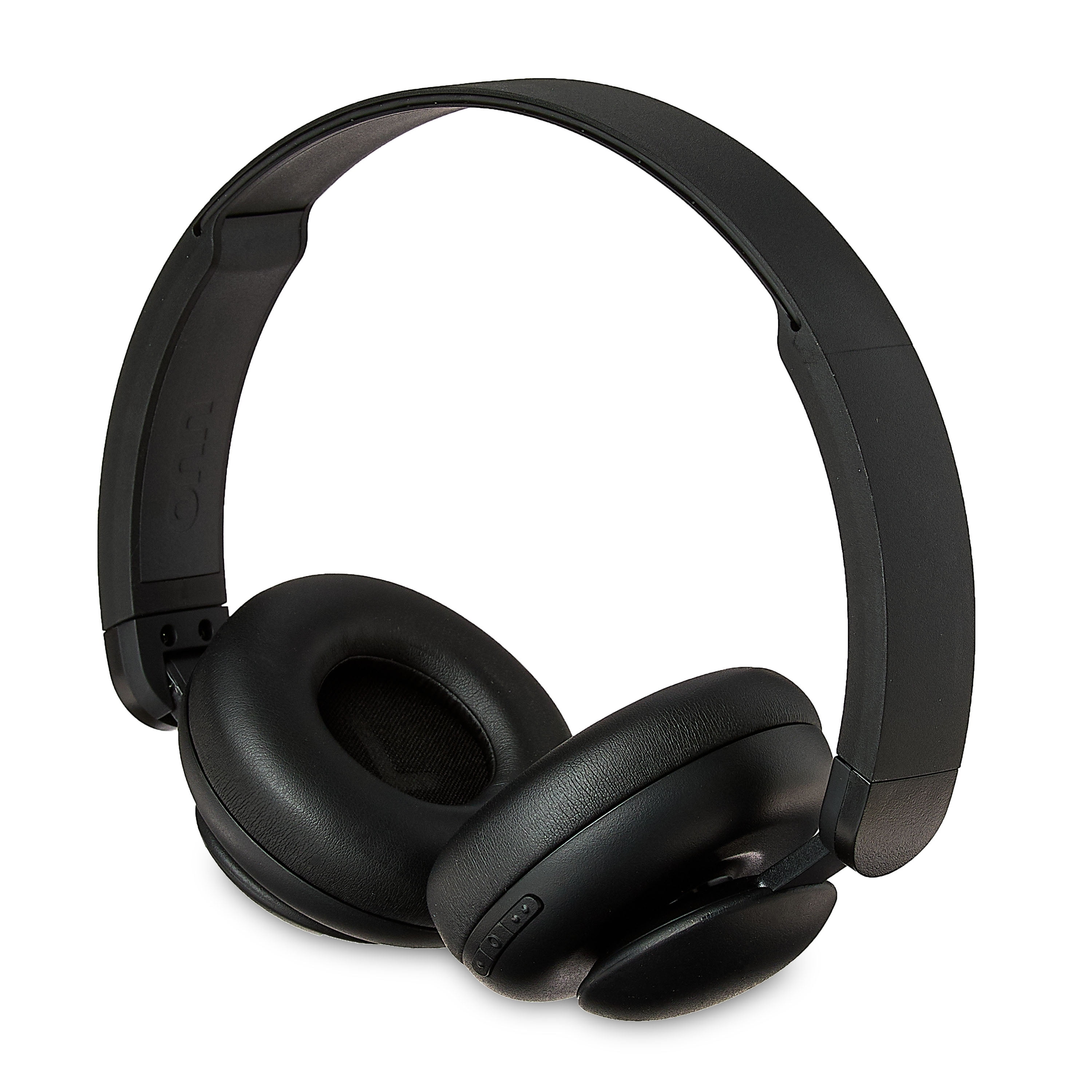 onn Wireless On-ear Headphones with Bluetooth, Black thumbnail 8