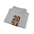 thumbnail image 4 of Senior Class 2024 Graduation High School Orange Black Hooded Sweatshirt, 4 of 4
