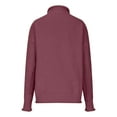 thumbnail image 7 of Miluxas Plus Size Sweater Tops On Seasonal Clearance Women's Soild Long Sleeve Thick Knit Pullover Turtleneck Sweater Coat Purple 10(XL), 7 of 7