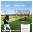 thumbnail image 2 of Baseball Softball Practice Net 7x7ft - Portable Batting Cage Net for Hitting Pitching Catching - Replacement Net with Strike Zone Targets, 2 of 7