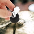 thumbnail image 3 of 23Pcs Cymbal Felt Pads for Drum Set Accessories Black Metal Round Practical Design 1Set, 3 of 8