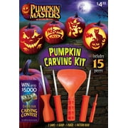 Pumpkin Masters Halloween Pumpkin Carving Kit, 15 Pieces