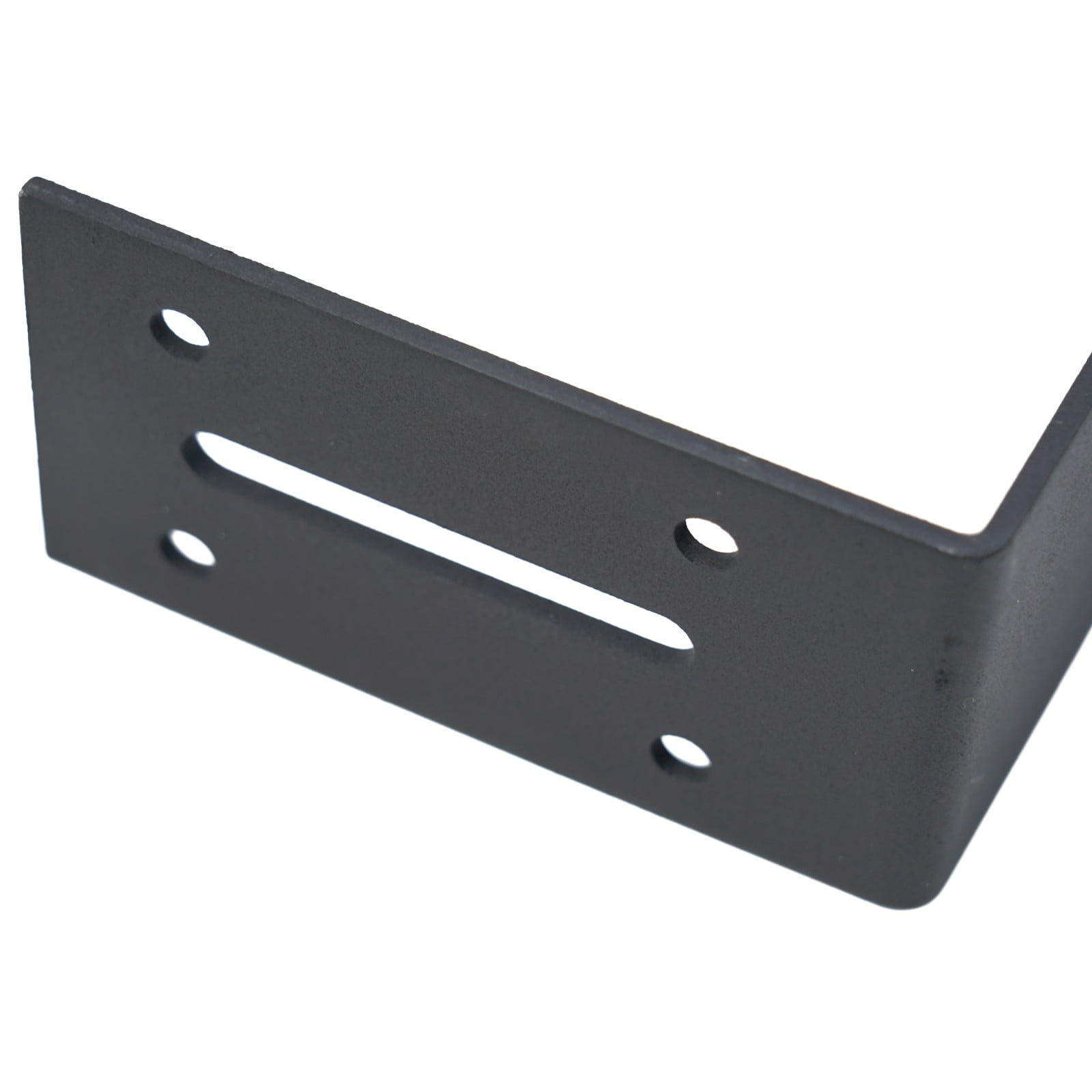 Lylong Home Essentials 1Pcs Heavy Duty Industrial L Shape Adjustable Corner Shelf Brackets Black