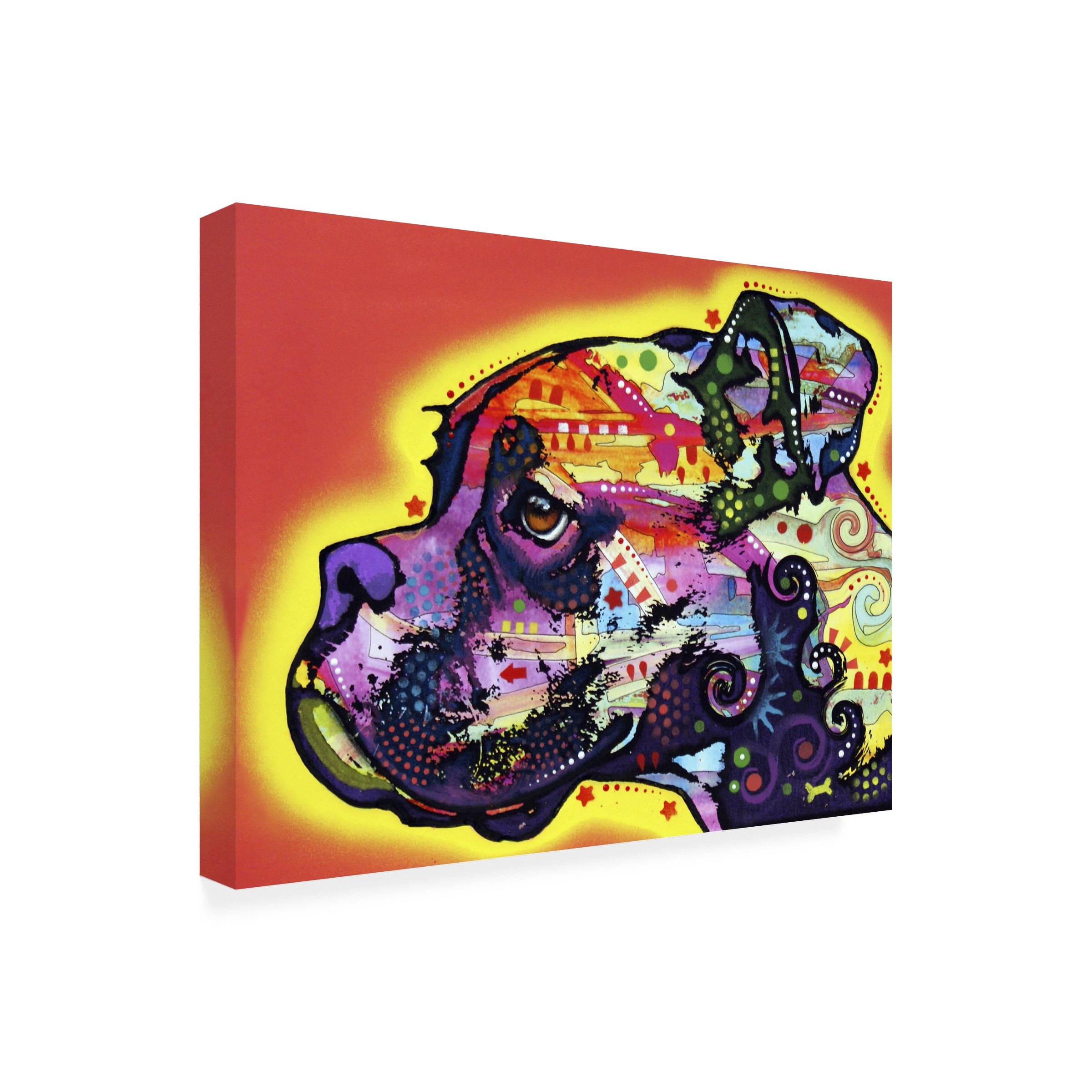 Dean Russo 'Profile Boxer' Outdoor All-Weather Wall Decor