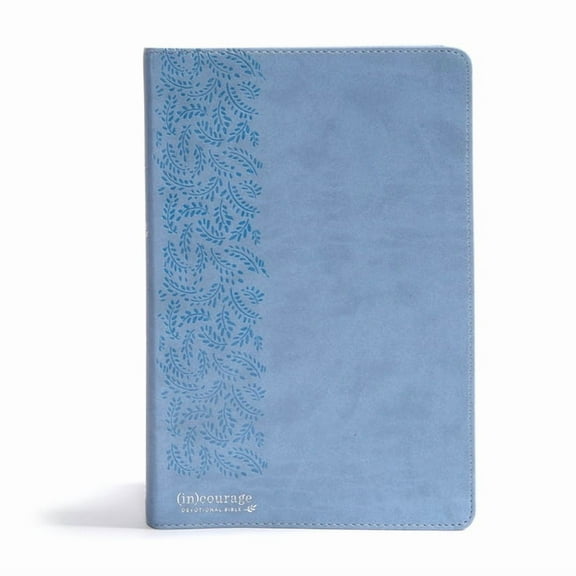CSB (In)Courage Devotional Bible, Blue Leathertouch Indexed, (Hardcover)