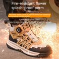 thumbnail image 4 of Safety Shoes Indestructible Work Shoes Steel Toe Men Anti-Punctur Protective Work Boots Safety Non Slip Construction Work Shoes, 4 of 5