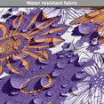 thumbnail image 5 of Floral Dog Crate Cover, Funny Flowers Pointed Petals Print on Plain Backdrop, Easy to Use Pet Kennel Cover for Medium Large Dogs, 35" x 23" x 27", Quartz Marigold, by Ambesonne, 5 of 6