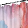 thumbnail image 3 of Blue Red Purple Marble Pattern Shower Curtain 36"x72" ,Bathroom Decorative Shower Curtains Set with 12 Hooks,Modern Waterproof Washable Shower Curtain, 3 of 6