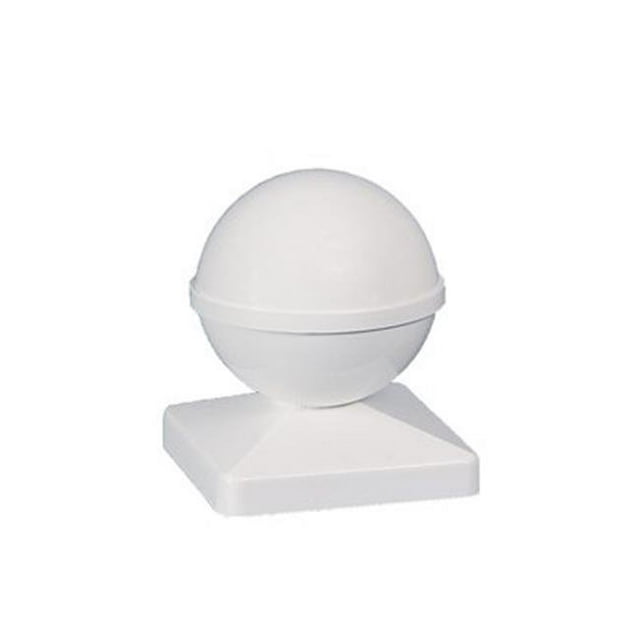 Classy Caps BP955 BALL PVC POST CAP 5X5 - White
