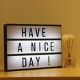 thumbnail image 3 of LED light box, A4 LED light box powered by USB, battery and decorative LED lighting, cool white LED, 3 of 5