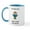 White/Blue Inside, variant on CafePress - ITG...Who Talks Too Much Mug - 11 oz Ceramic Mug - Novelty Coffee Tea Cup