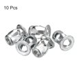 thumbnail image 3 of shiyou-M8 Jack Nuts, 10pcs Threaded Insert Nut Carbon Steel Rivet Nuts for Thin Metal, 21mm Length, 3 of 4