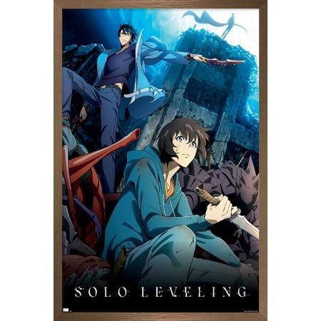 Solo Leveling - Key Art 2 Wall Poster 14.725 x 22.375 Framed