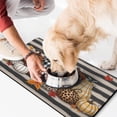 thumbnail image 2 of Happy Halloween Pumpkin Pet Food Mat Absorbent No-Slip 17x30 Inch Cat Food Mat Horror Pumpkin Ghost Pet Feeding Mat EcoFriendly Durable Pet Placemat, 2 of 7