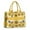 Yellow Dot Sunflower, variant on Large Capacity Tote Bag,Green White Daisy Sunflower Pattern Handbag Fashion Luxury Tote Bag,15.7"x13"x 5.1" Inches,Laptop Compatible