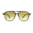 thumbnail image 3 of Thin Plastic Racer Boyfriend Retro Fashion Light Sunglasses Tortoise - Brown, 3 of 8