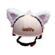 thumbnail image 2 of Accesorios genéricos para cascos: orejas de peluche de dibujos animados para cascos de snowboard. Blanco, 2 of 9