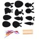 thumbnail image 4 of 48 piezas de papel de arte para rascar de Pascua formas de dibujos animados huevo de conejito arcoíris pintura DIY papel para rascar cintas coloridas decoración colgante ANGGREK  Otros, 4 of 8