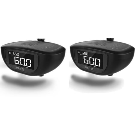 homedics sound spa plus projection alarm clock 2 pack walmart com