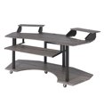 thumbnail image 1 of ACME 71" Eleazar Music Recording Studio Home Office Desk, Black Oak Finish, 1 of 10