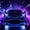 Blue Black, variant on Castle Fairy Neon Sports Car Twin Sheet Sets 3pcs for Kids, Red City Glow Bedding for Bedroom, Red Black