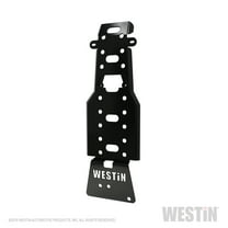 Westin/Snyper 07-11 Jeep Wrangler Transmission Pan Skid Plate - Textured Black - 42-21125
