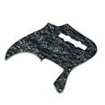 thumbnail image 1 of xinxixnxx 1 Ply 10 Hole Guitar Pick Guard Plate Decorative Flower Print Black Pickguard Cover Replacement Parts for JB Musical Instrument, 1 of 7
