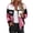 Pink, variant on Race Car Driver Jacket for Women Y2k Zip Up Varsity Raing Bomber Jackets