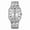 White, variant on Men's retro square waterproof steel belt quartz watch