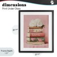 thumbnail image 4 of Stupell Industries Glam Book Love with Peonies Black Framed Print Under Glass, 17 x 21, by Arlington Prints, 4 of 8