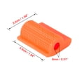 thumbnail image 2 of Unique Bargains 2pcs Universal Green Gear Shift Shifter Case Boot Protector Cover Rubber Pad Anti Slip for Motorcycle Square Style, 2 of 5